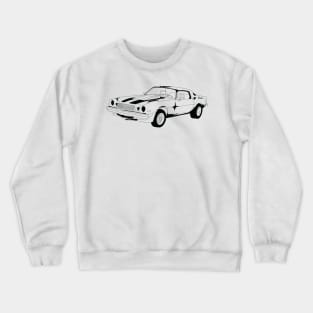 Camaro Bumble Bee Black Outline Crewneck Sweatshirt